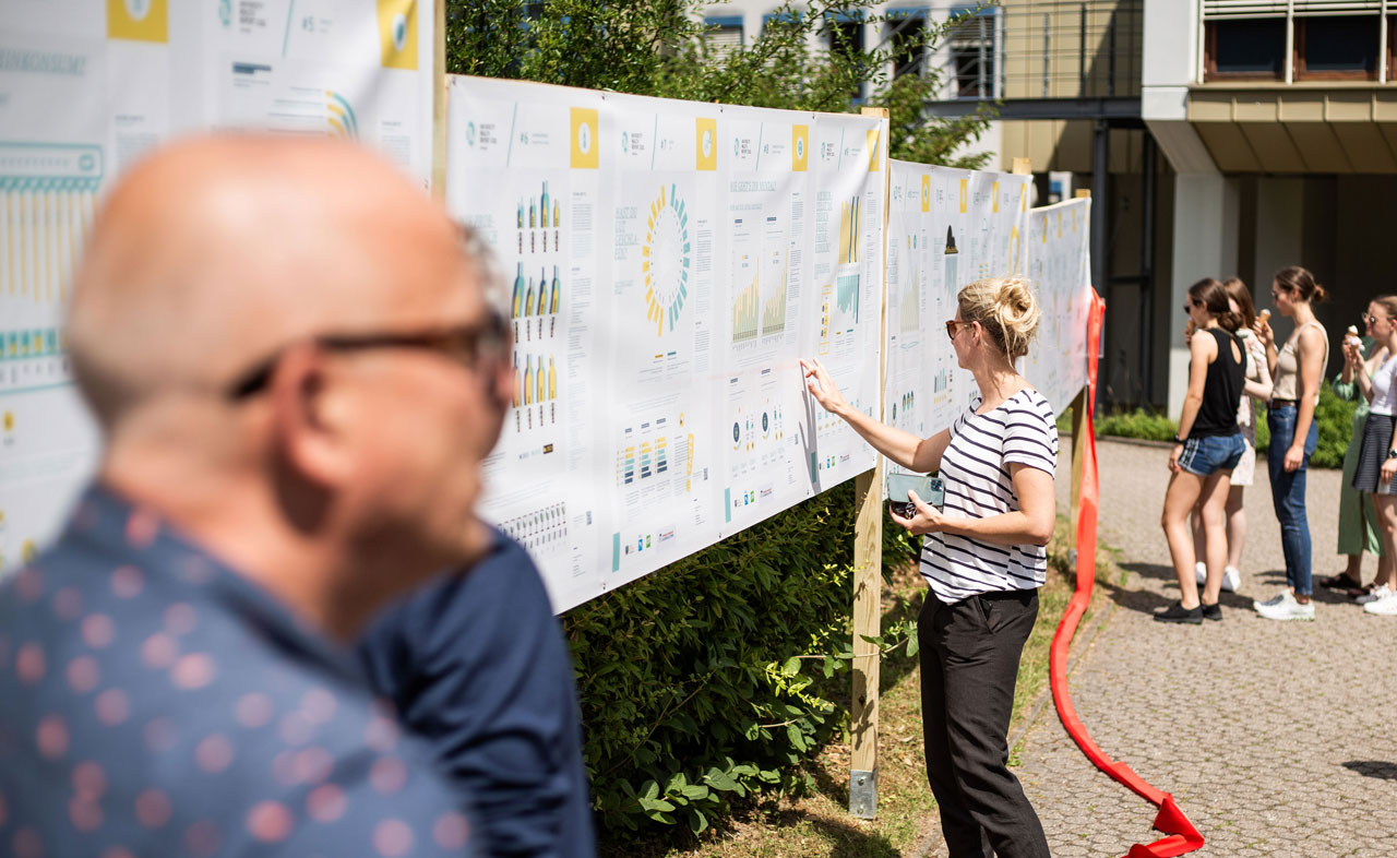 Ausstellung zum University Health Report der RPTU Kaiserslautern