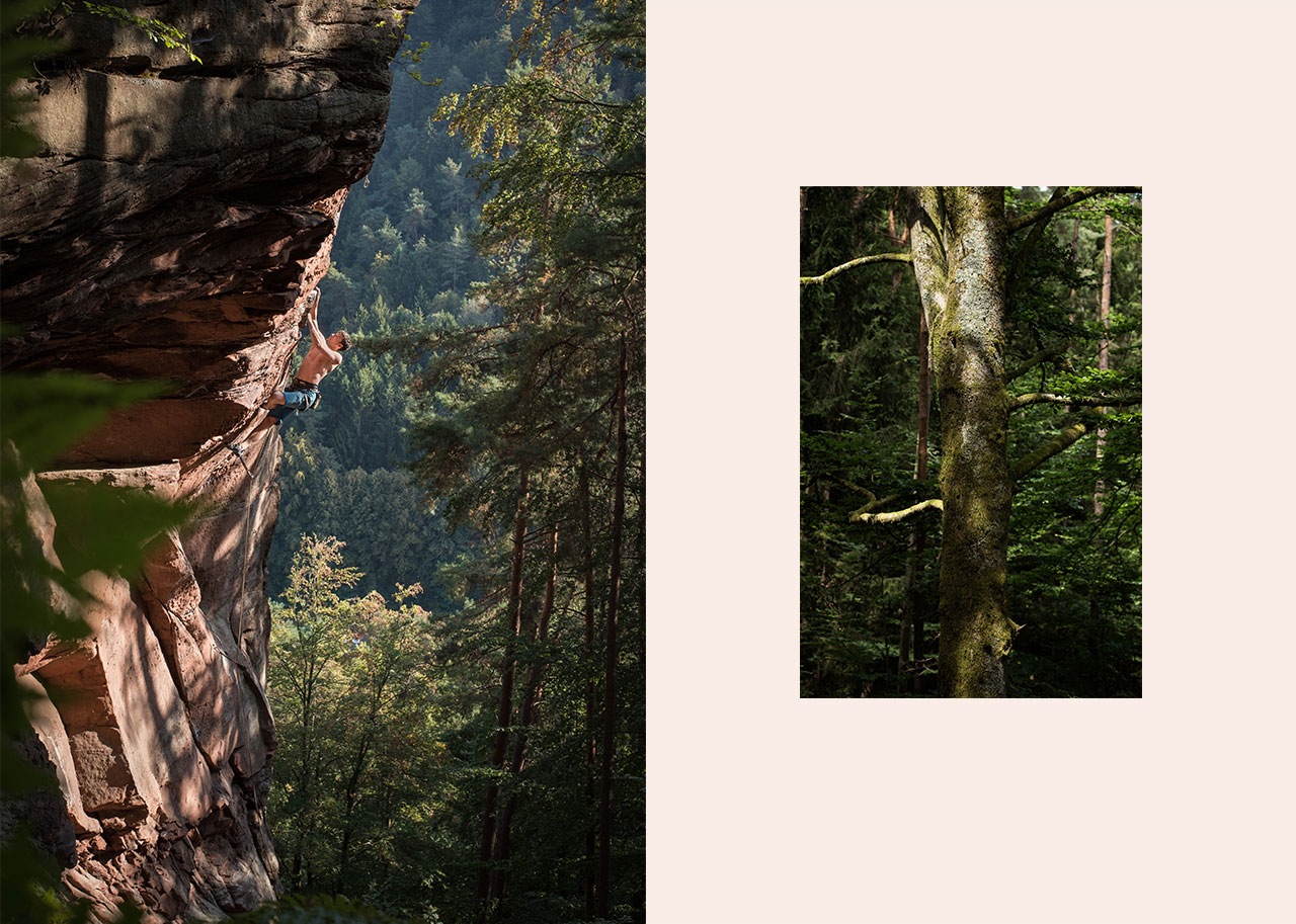 Kletterer im Gegenlicht; Steffen Schütz; Aqua Minerale